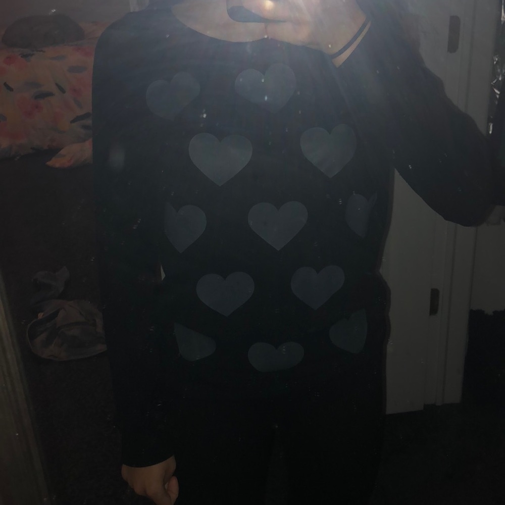 A heart sweater!